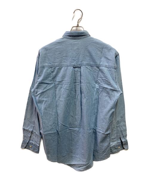 CHAPS RALPH LAUREN（チャップス ラルフローレン）CHAPS RALPH LAUREN (チャップス ラルフローレン) シャンブレーシャツ インディゴ サイズ:Ｍの古着・服飾アイテム