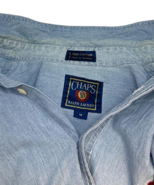 CHAPS RALPH LAUREN（チャップス ラルフローレン）CHAPS RALPH LAUREN (チャップス ラルフローレン) シャンブレーシャツ インディゴ サイズ:Ｍの古着・服飾アイテム