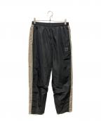stussy sportステューシー スポーツ）の古着「90sナイロントラックパンツ」｜ブラック