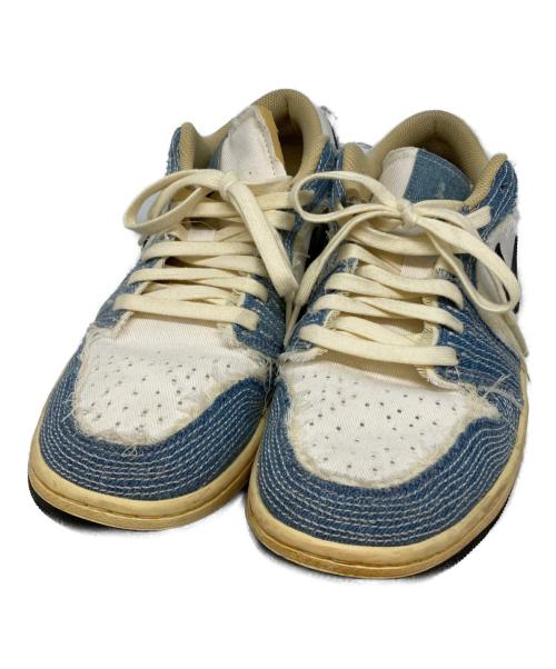 NIKE（ナイキ）NIKE (ナイキ) Nike Air Jordan 1 Low SE ホワイト×インディゴ サイズ:27.5cmの古着・服飾アイテム