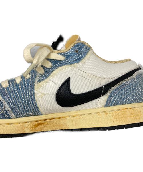 NIKE（ナイキ）NIKE (ナイキ) Nike Air Jordan 1 Low SE ホワイト×インディゴ サイズ:27.5cmの古着・服飾アイテム
