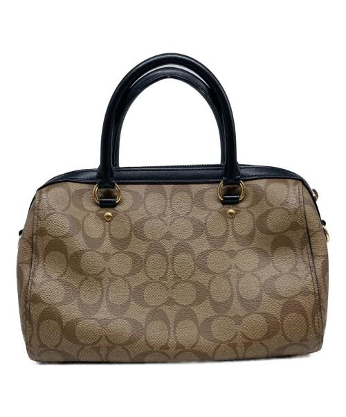 COACH（コーチ）COACH (コーチ) ローアン サッチェル 2wayバッグ ベージュの古着・服飾アイテム