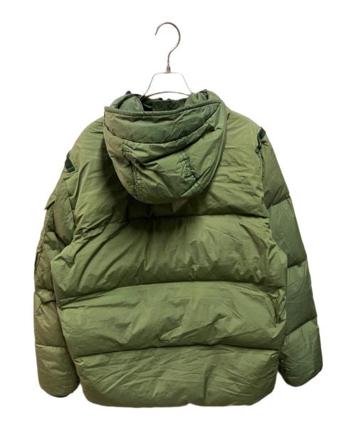STONE ISLAND（ストーンアイランド）STONE ISLAND (ストーンアイランド) GARMENT DYED CRINKLE REPS R-NY DOWN グリーン サイズ:Mの古着・服飾アイテム