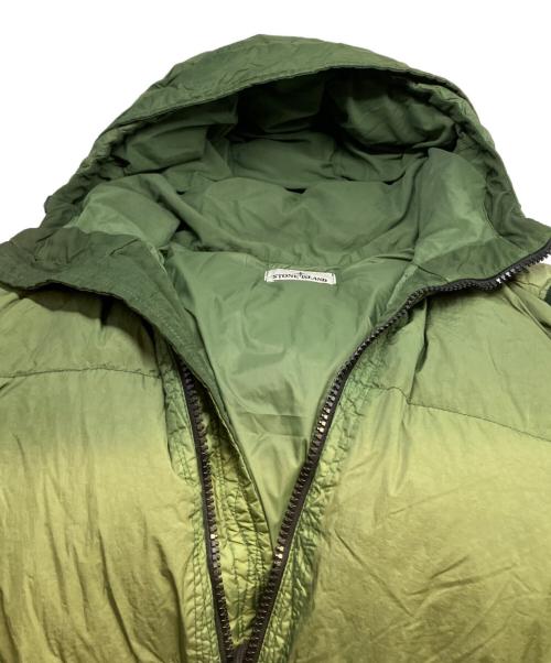 STONE ISLAND（ストーンアイランド）STONE ISLAND (ストーンアイランド) GARMENT DYED CRINKLE REPS R-NY DOWN グリーン サイズ:Mの古着・服飾アイテム