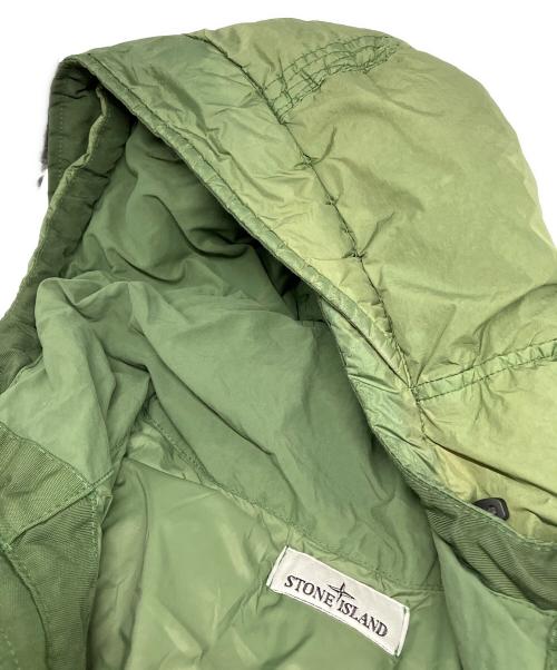 STONE ISLAND（ストーンアイランド）STONE ISLAND (ストーンアイランド) GARMENT DYED CRINKLE REPS R-NY DOWN グリーン サイズ:Mの古着・服飾アイテム
