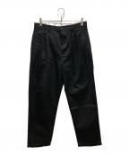 Schottショット）の古着「DOUBLE PLEATED WIDE PANTS」｜ブラック