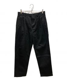 Schott（ショット）の古着「DOUBLE PLEATED WIDE PANTS」｜ブラック