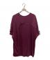 GROUND Y (グラウンドワイ) C/MO JERSEY DRAWCORD FRENCH SLEEVE T-SHIRT ボルドー サイズ:3：7000円
