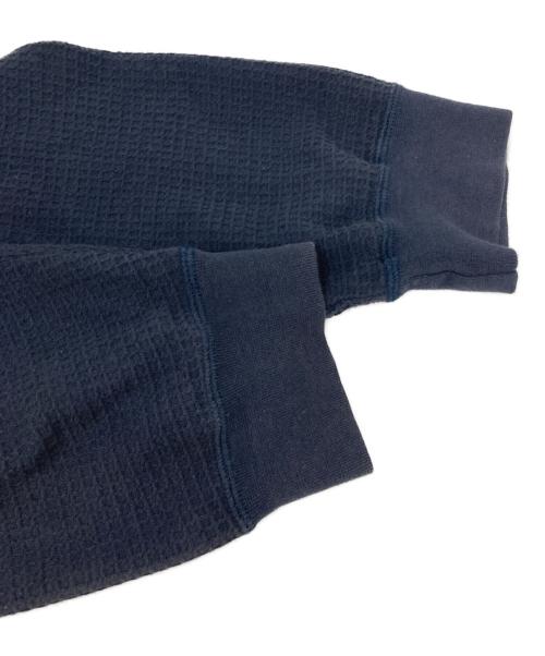 stussy（ステューシー）stussy (ステューシー) 90’Ｓ サーマルジップパーカー ネイビー サイズ:ＸＬの古着・服飾アイテム