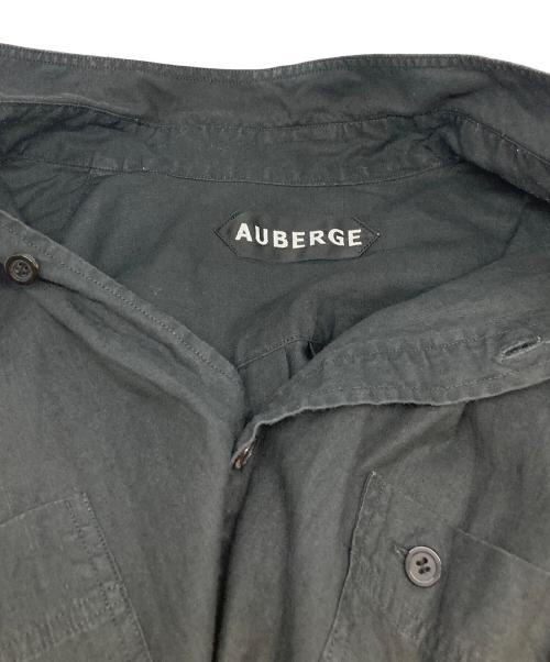 AUBERGE（オーベルジュ）AUBERGE (オーベルジュ) リネン混シャツ ブラック サイズ:44の古着・服飾アイテム