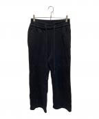 SUBLATIONSサブレーションズ）の古着「AZUMA URAKE PANEL SWEAT PANTS」｜ブラック