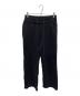 SUBLATIONS（サブレーションズ）の古着「AZUMA URAKE PANEL SWEAT PANTS」｜ブラック
