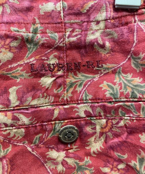 LAUREN RALPH LAUREN（ローレンラルフローレン）LAUREN RALPH LAUREN (ローレンラルフローレン) リネンショーツ レッド サイズ:14の古着・服飾アイテム