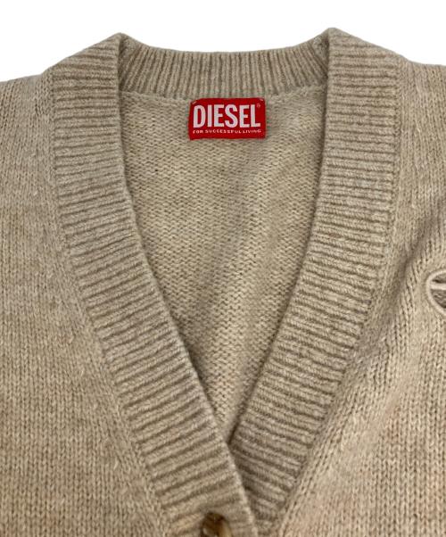 DIESEL（ディーゼル）DIESEL (ディーゼル) M-AREELA カーディガン ベージュ サイズ:XXSの古着・服飾アイテム