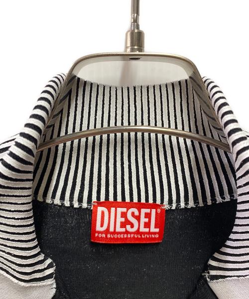 DIESEL（ディーゼル）DIESEL (ディーゼル) K-Dirtone ペイント加工ジャケット ホワイト サイズ:Mの古着・服飾アイテム