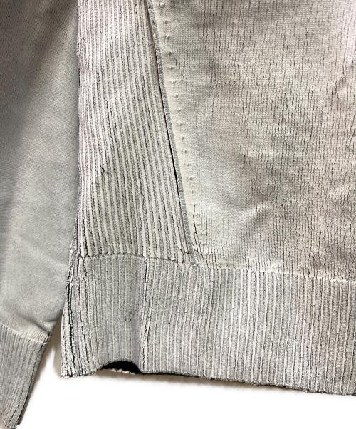 DIESEL（ディーゼル）DIESEL (ディーゼル) K-Dirtone ペイント加工ジャケット ホワイト サイズ:Mの古着・服飾アイテム