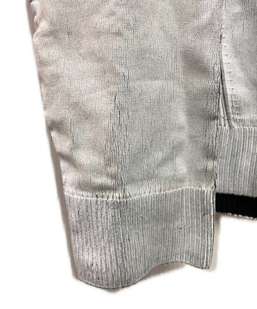 DIESEL（ディーゼル）DIESEL (ディーゼル) K-Dirtone ペイント加工ジャケット ホワイト サイズ:Mの古着・服飾アイテム
