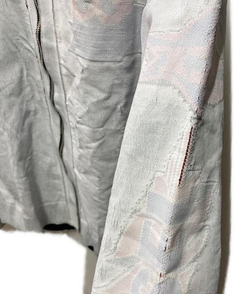 DIESEL（ディーゼル）DIESEL (ディーゼル) K-Dirtone ペイント加工ジャケット ホワイト サイズ:Mの古着・服飾アイテム