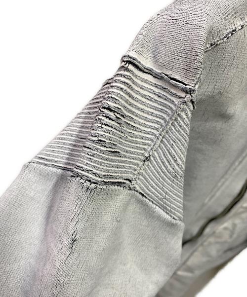 DIESEL（ディーゼル）DIESEL (ディーゼル) K-Dirtone ペイント加工ジャケット ホワイト サイズ:Mの古着・服飾アイテム