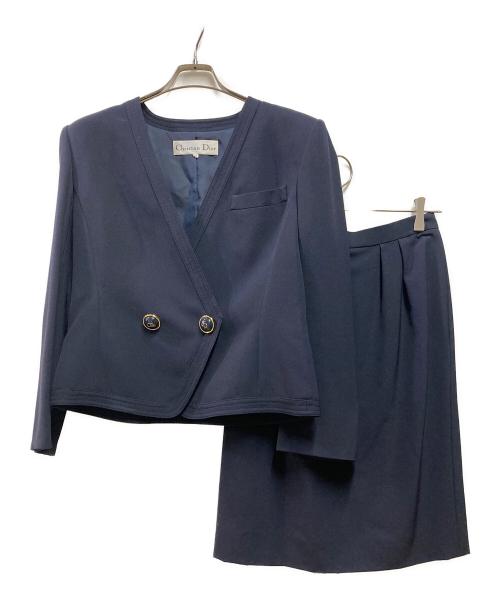 Christian Dior（クリスチャン ディオール）Christian Dior (クリスチャン ディオール) セットアップジャケット ネイビー サイズ:11の古着・服飾アイテム