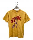 Hysteric Glamourヒステリックグラマー）の古着「LIGHTNING Tシャツ」｜イエロー