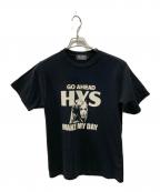 Hysteric Glamourヒステリックグラマー）の古着「MAKE MY DAY Tシャツ」｜ブラック