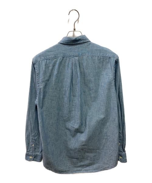 POLO RALPH LAUREN（ポロ・ラルフローレン）POLO RALPH LAUREN (ポロ・ラルフローレン) シャンブレーシャツ ブルー サイズ:Ｍの古着・服飾アイテム