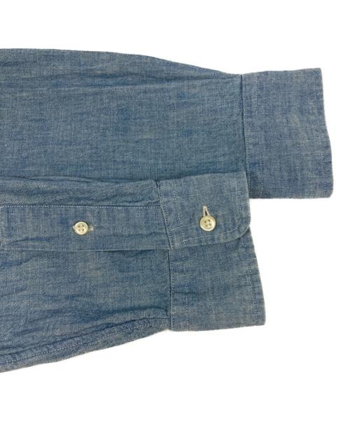 POLO RALPH LAUREN（ポロ・ラルフローレン）POLO RALPH LAUREN (ポロ・ラルフローレン) シャンブレーシャツ ブルー サイズ:Ｍの古着・服飾アイテム