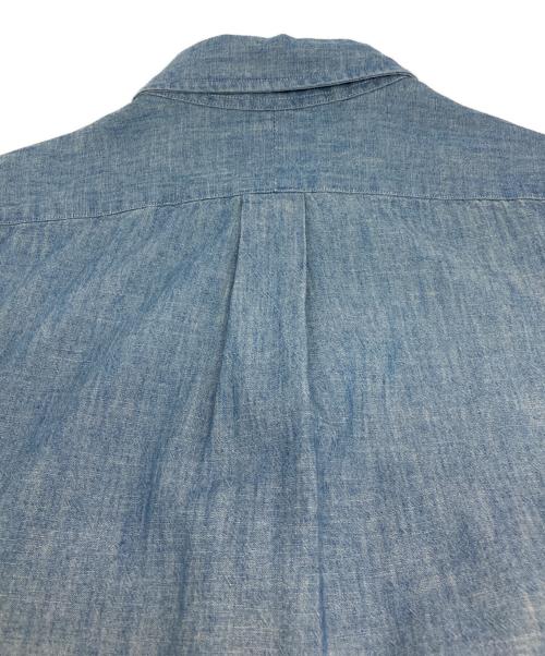POLO RALPH LAUREN（ポロ・ラルフローレン）POLO RALPH LAUREN (ポロ・ラルフローレン) シャンブレーシャツ ブルー サイズ:Ｍの古着・服飾アイテム