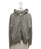 BEAMS×LOOPWHEELERビームス×ループウィラー）の古着「ジップパーカー」｜グレー