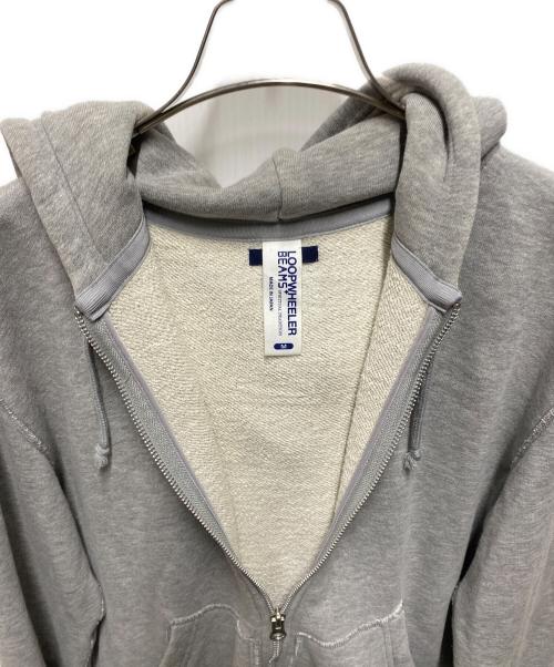 BEAMS（ビームス）BEAMS (ビームス) LOOPWHEELER (ループウィラー) ジップパーカー グレー サイズ:Mの古着・服飾アイテム