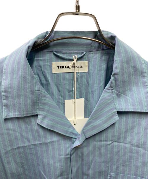 AURALEE（オーラリー）AURALEE (オーラリー) TEKLA (テクラ) COTTON POPLIN PYJAMAS SHIRT ブルー サイズ:L 未使用品の古着・服飾アイテム