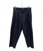 stussyステューシー）の古着「Volume Pleated Trouser」｜ネイビー