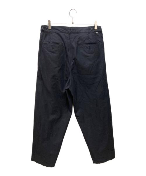 stussy（ステューシー）stussy (ステューシー) Volume Pleated Trouser ネイビー サイズ:34の古着・服飾アイテム