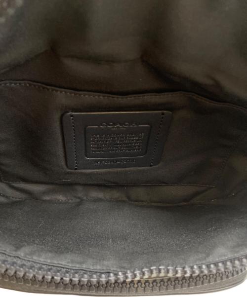 COACH（コーチ）COACH (コーチ) カーフレザーウエストポーチ ブラックの古着・服飾アイテム