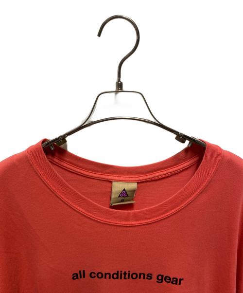 ACG（エーシージー）ACG (エーシージー) プリントTシャツ ピンク サイズ:ＸＬの古着・服飾アイテム