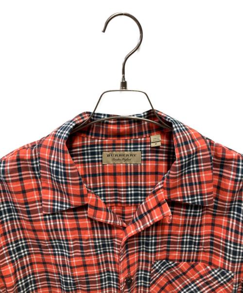 BURBERRY LONDON（バーバリーロンドン）BURBERRY LONDON (バーバリーロンドン) チェックシャツ レッド サイズ:Mの古着・服飾アイテム