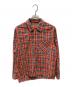 BURBERRY LONDON（バーバリーロンドン）の古着「チェックシャツ」｜レッド