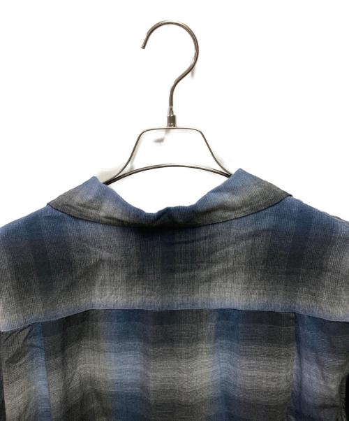 WACKO MARIA（ワコマリア）WACKO MARIA (ワコマリア) オンブレチェックシャツ ブルー サイズ:Sの古着・服飾アイテム