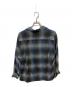 WACKO MARIA (ワコマリア) オンブレチェックシャツ ブルー サイズ:S：23000円
