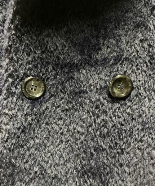 Max Mara Studio（マックスマーラ ストゥディオ）Max Mara Studio (マックスマーラ ストゥディオ) アルパカウールシャギーコート ネイビー サイズ:34の古着・服飾アイテム