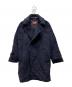 Max Mara Studio（マックスマーラ ストゥディオ）の古着「アルパカウールシャギーコート」｜ネイビー