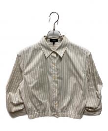 theory（セオリー）の古着「クロップドシャツ」｜ベージュ
