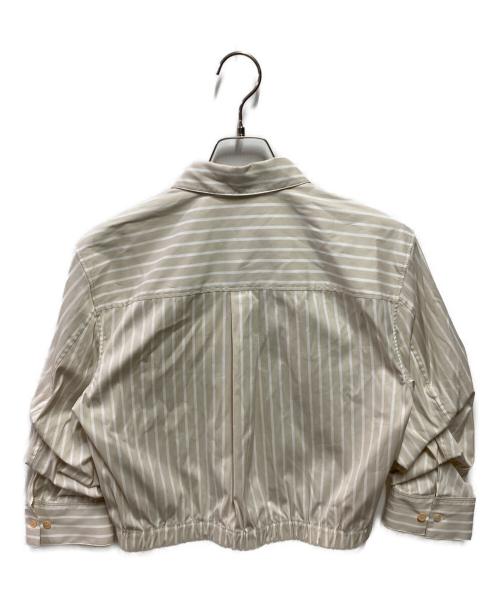 theory（セオリー）theory (セオリー) クロップドシャツ ベージュ サイズ:Sの古着・服飾アイテム