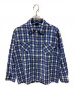 J.C.PENNYジェーシーペニー）の古着「チェックシャツ」｜ブルー