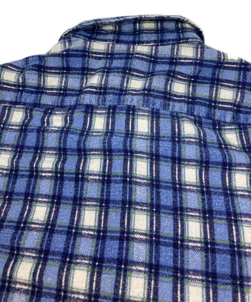 J.C.PENNY（ジェーシーペニー）J.C.PENNY (ジェーシーペニー) チェックシャツ ブルー サイズ:Lの古着・服飾アイテム