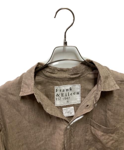 Frank&Eileen（フランクアンドアイリーン）Frank&Eileen (フランクアンドアイリーン) リネンシャツ LUKE日本限定モデル ブラウン サイズ:Sの古着・服飾アイテム