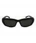 BALENCIAGA（バレンシアガ）の古着「Rectangular Frame Sunglasses」｜ブラック