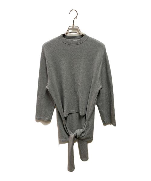 BALENCIAGA（バレンシアガ）BALENCIAGA (バレンシアガ) 変形カットソー グレー サイズ:Mの古着・服飾アイテム