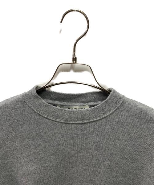BALENCIAGA（バレンシアガ）BALENCIAGA (バレンシアガ) 変形カットソー グレー サイズ:Mの古着・服飾アイテム
